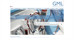 Desktop Screenshot of gml-ag.de